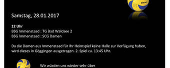 Volleyball aktuell - "Heimspiel Damen"