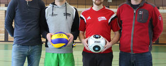 Neue Bälle für Volleyballer und Fußballer