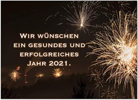 Silvester 2021 und Neujahrsgruß
