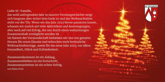 Weihnachtsgruß 2022