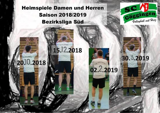 Heimspiele 2018/2019